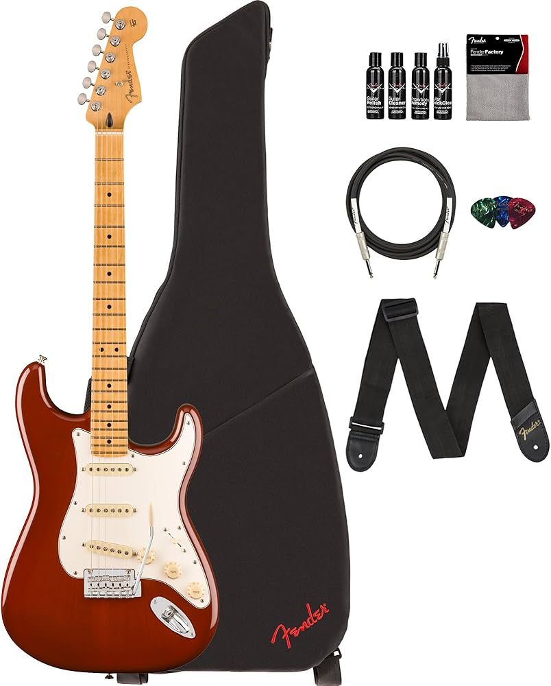 Amazon.com: Fender Player II Stratocaster - Transparent Mocha