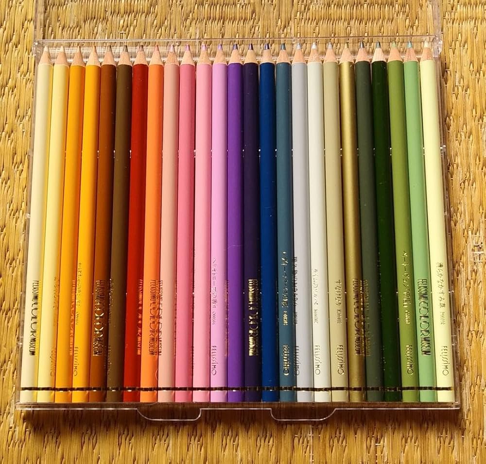 フェリシモ500色の色鉛筆♦️のっぽ♦️超貴重・日本製♦️1992年初代