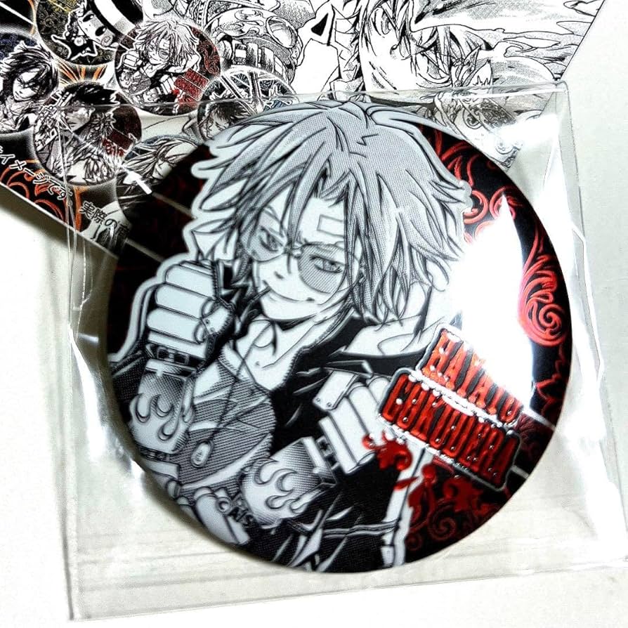 家庭教師ヒットマンREBORN! 獄寺隼人 原作 コレクション缶バッジ