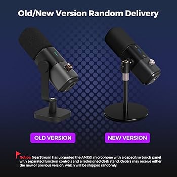NearStream XLR/USB Dynamic Microphone for Stream/Game/Record