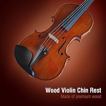 高精度,軽量バイオリン4/4顎当グァルネリ型チタニウム金具お勧め