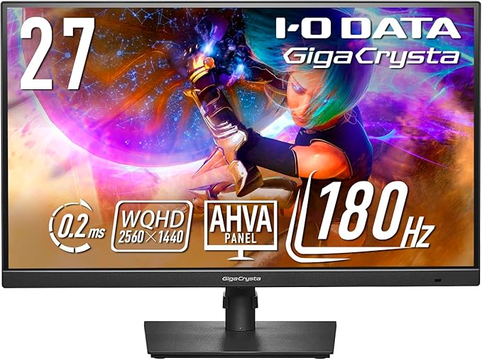 I-O DATAの27インチゲーミングモニター「GigaCrysta KH-GDQ271JA」が