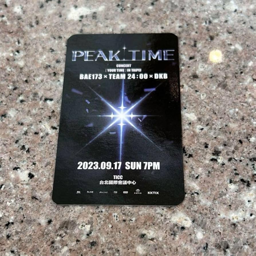 台湾限定】 PEAKTIME ピークタイム TEAM 24:00 トレカ ポカ 台湾限定