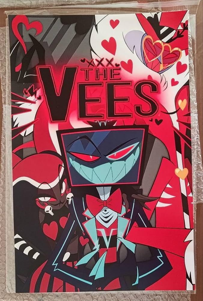 ハズビンホテル Hazbinhotel VEES ポスター Amazon.co.jp: Hazbin