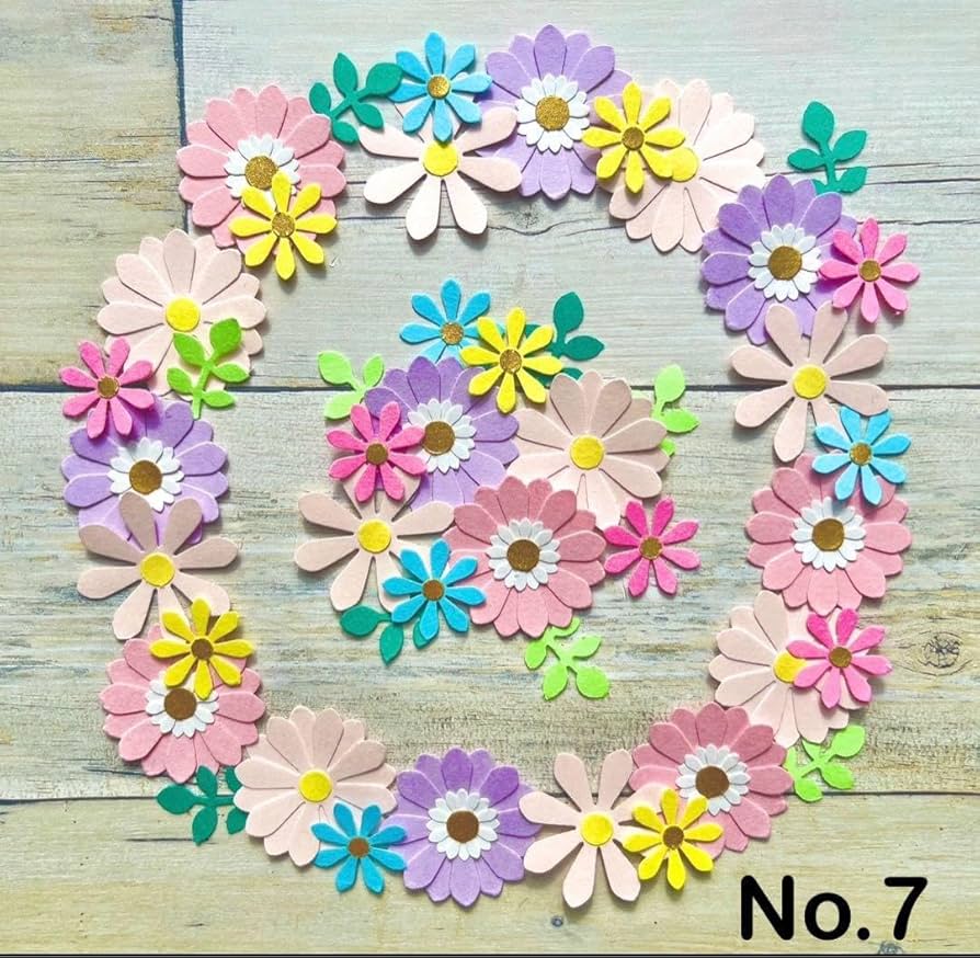 Amazon.co.jp: No.7 クラフトパンチ ラプンツェル コスモス 色画用紙