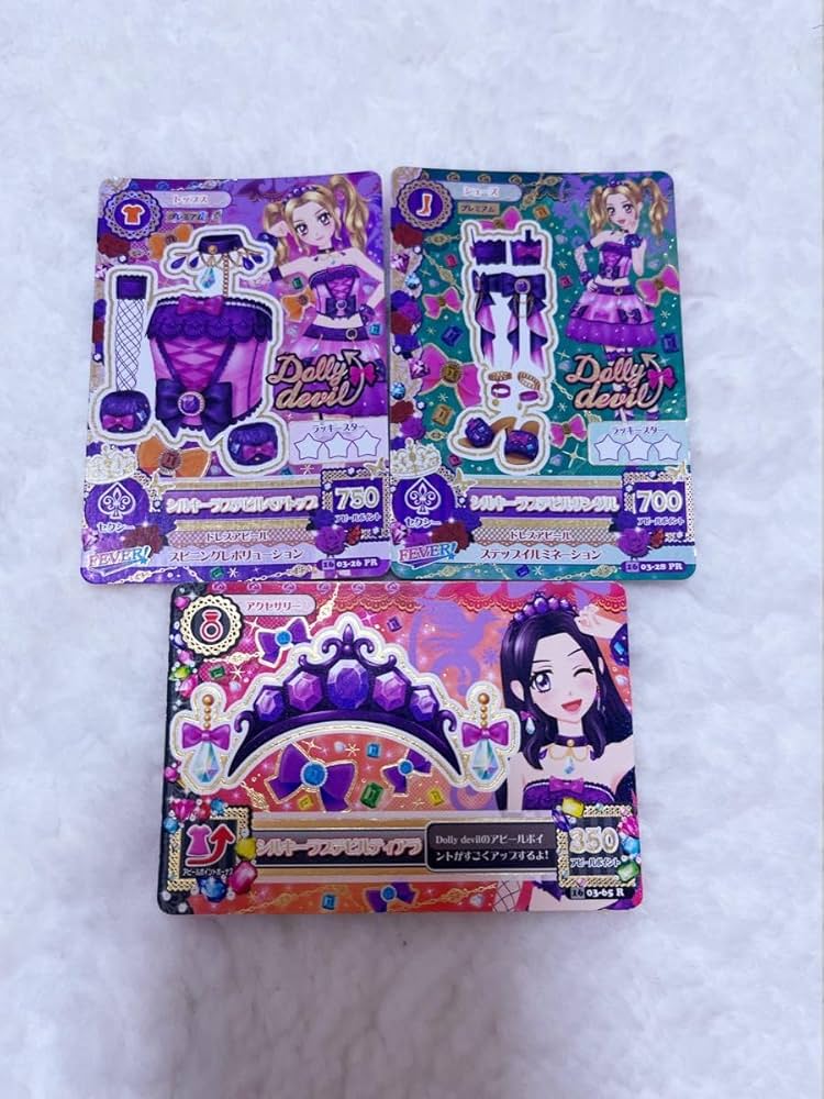 アイカツ 2016 1弾 シルキーラブデビル ドーリーデビル シルキーラブ