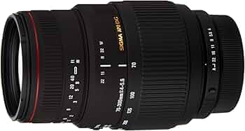 Amazon.com : Sigma 70-300mm f/4-5.6 DG APO Macro Telephoto Zoom