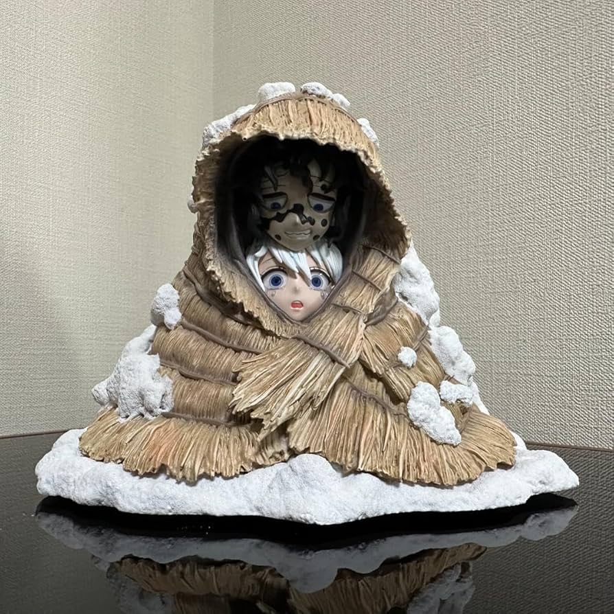 鬼滅の刃 堕姫&妓夫太郎 上弦の陸 フィギュア ガレージキット