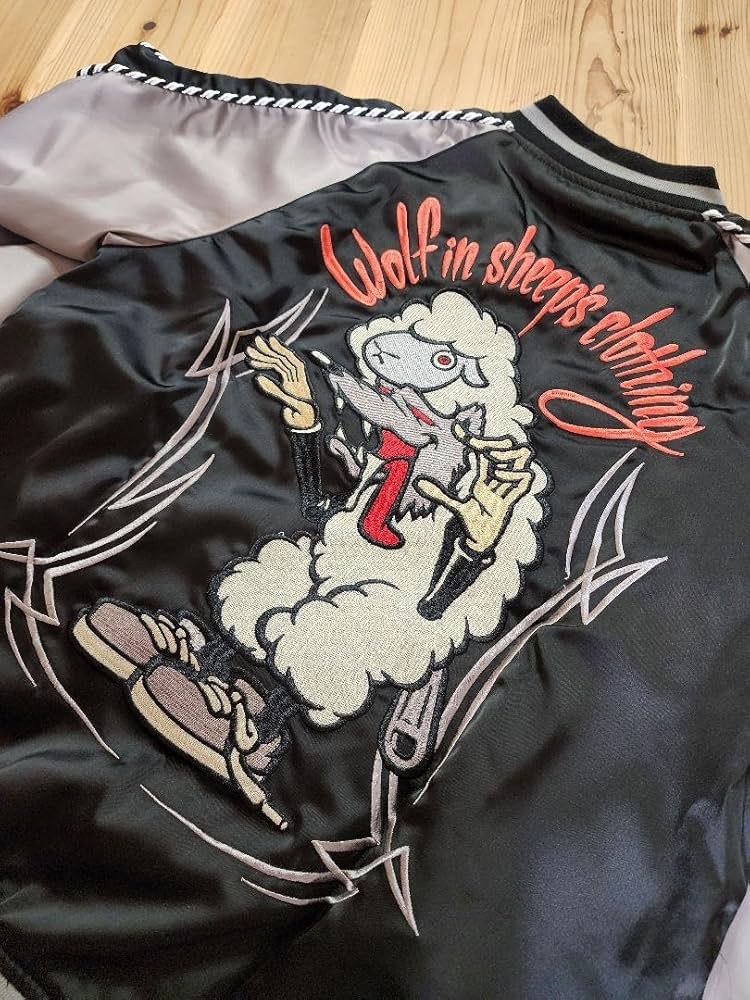 Amazon.co.jp: マンウィズ スカジャン リバーシブル MAN WITH A