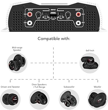 Amazon.com: Taramps DS 800x4 2 Ohms 800 Watts RMS, 4-Channel 200x4