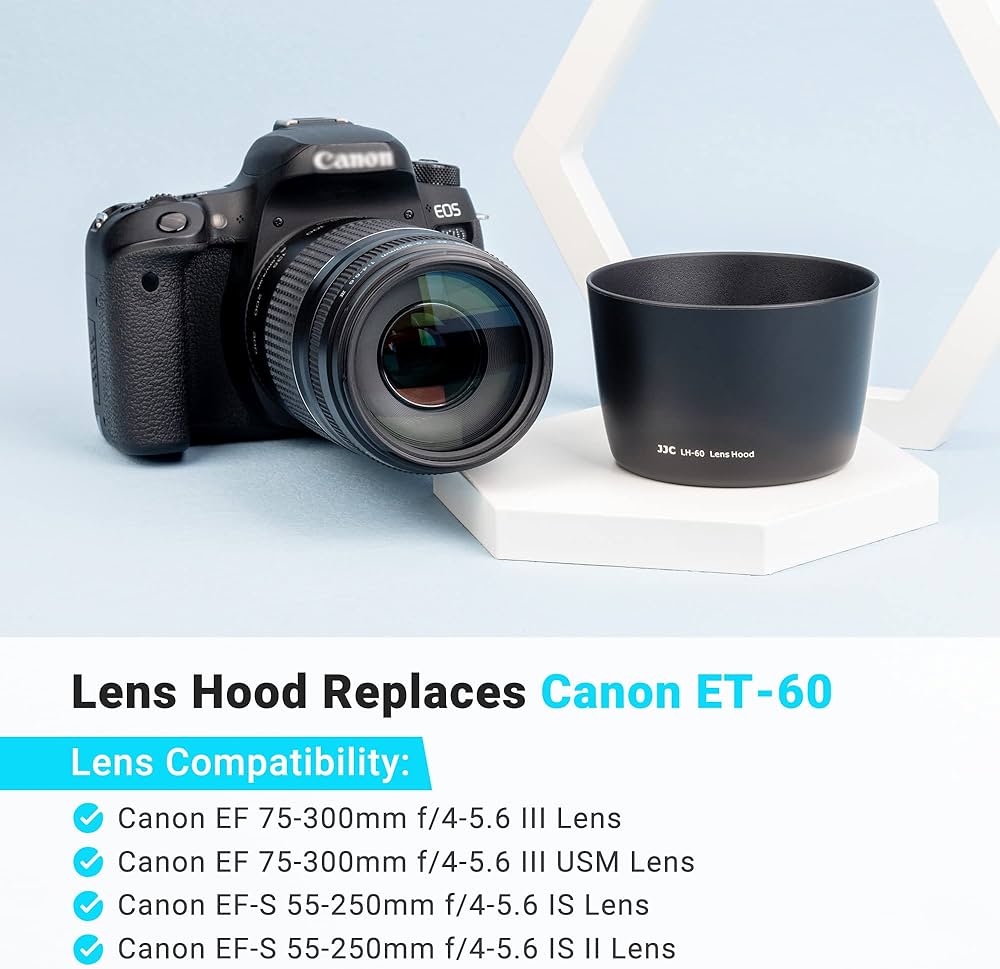 Amazon.co.jp: JJC レンズフード Canon ET-60 互換 キヤノン Canon EF