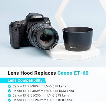 Amazon.co.jp: JJC レンズフード Canon ET-60 互換 キヤノン Canon EF