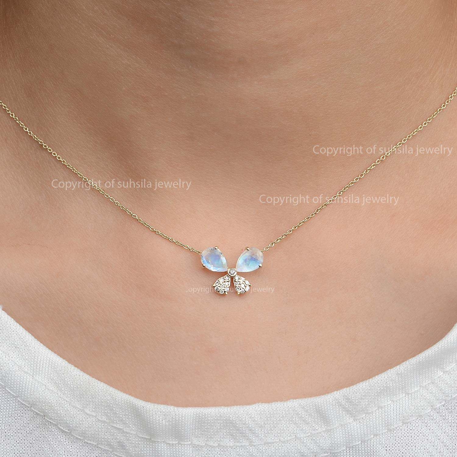 Diamond Butterfly Pendant Necklace 2025 | www.cutrecon.com
