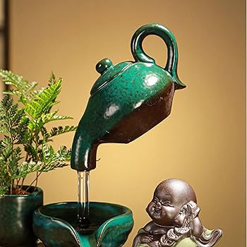 Amazon.co.jp: インテリア卓上噴水 アクアリウム 金魚鉢 ガラスの小魚