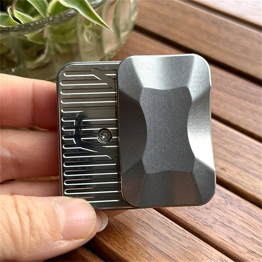回るスライダー フィジェットトイ EDC チタン製 fidget toys Amazon.co