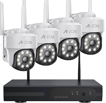 Amazon.co.jp: 【500万画素・360°広角撮影・双方向通話】A-ZONE 防犯