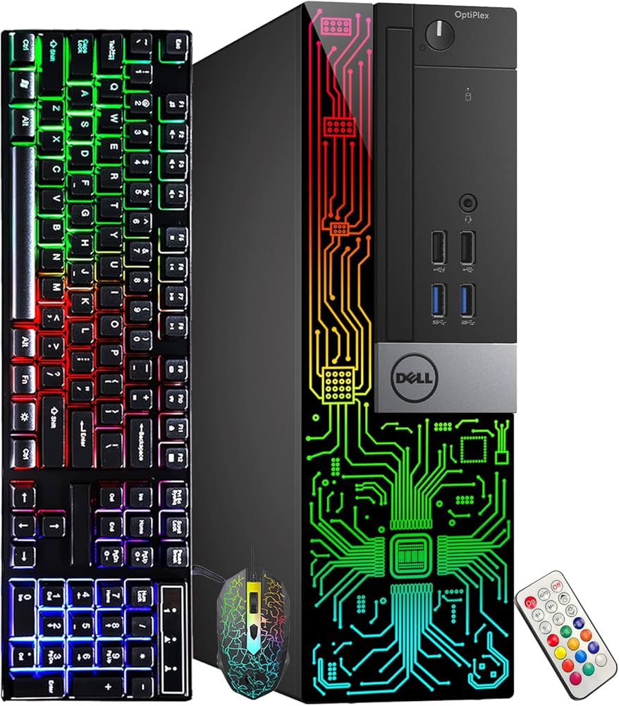 Amazon.com: Dell OptiPlex 3060 SFF RGB Gaming Desktop, Intel Core