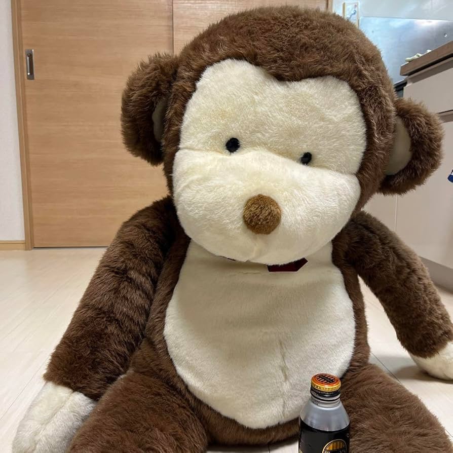 特大 105cm サル ぬいぐるみ さる 猿 ヒロクンハウス HIROKUN HOUSE