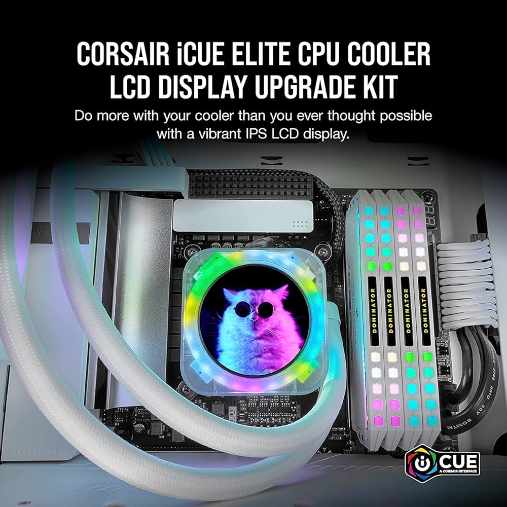Amazon.com: Corsair Elite LCD Upgrade Kit -Ice- CPU Water Cooling