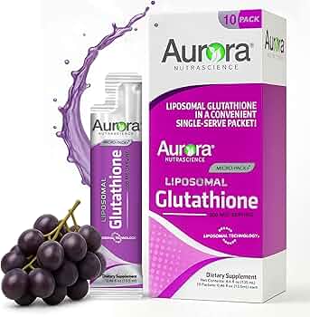 Amazon.com: Aurora Nutrascience Micro-Pack Liposomal Glutathione