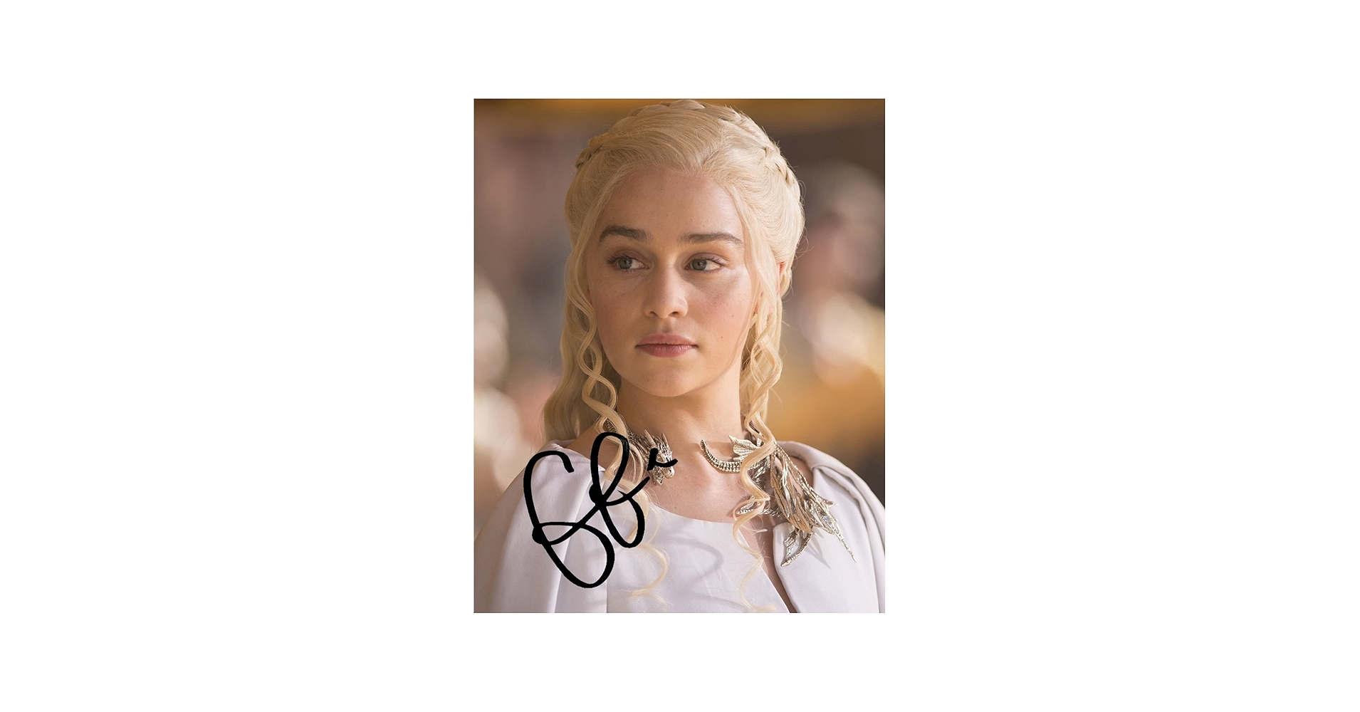 Amazon.co.jp: エミリア・クラーク サイン入り サイン入り 8×10インチ