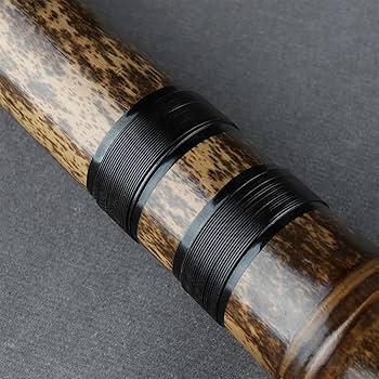 Amazon | 縦笛 Dキー 尺八 スタンダード 5穴 木製楽器 伝統的竹笛楽器