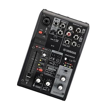 YAMAHA AG03 MK2 ミキサー オーディオインターフェース ブラック