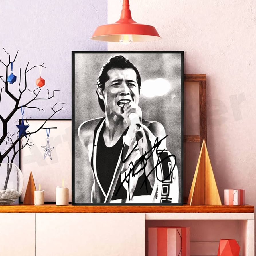 矢沢永吉 ポスター】7セット フレーム付き 矢沢永吉 ポスター】7セット