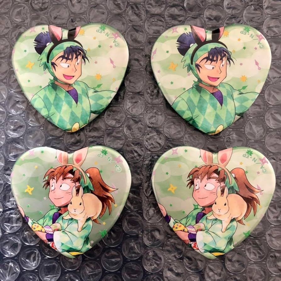 忍たまナンジャタウンコラボ第一弾缶バッジ食満留三郎善法寺伊作