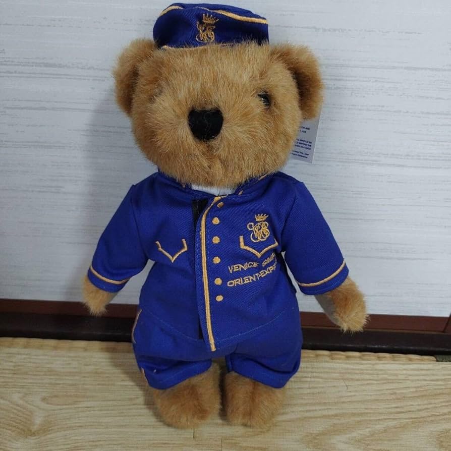 Amazon.co.jp: Steward Bear Orient Express European Railroad Plush