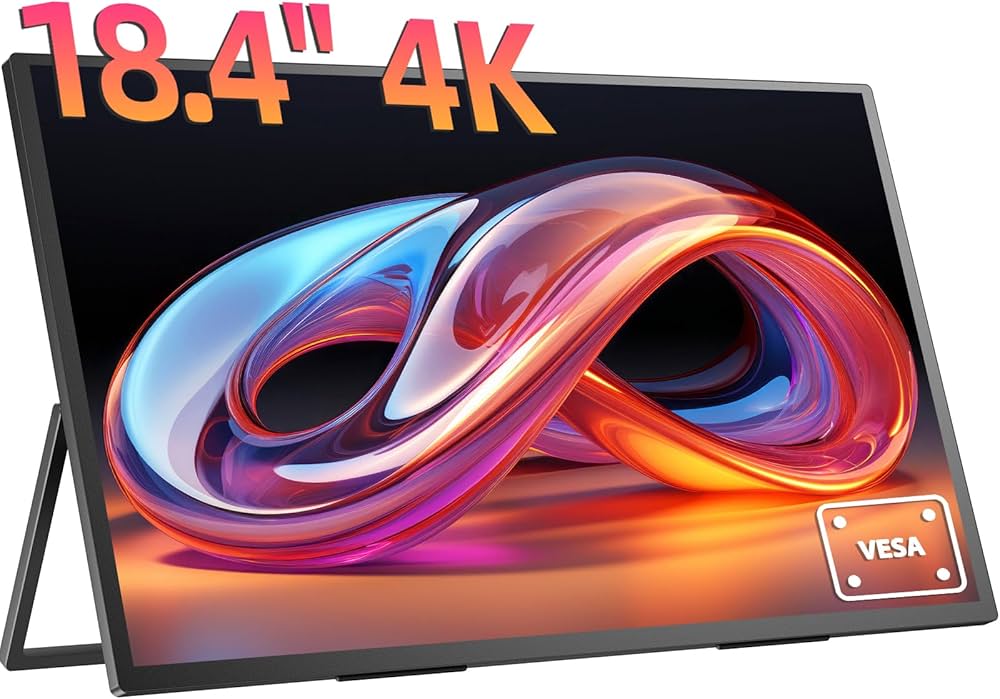 Amazon.co.jp: 4k QLED モバイルモニター Newsoul 18.4インチ大画面