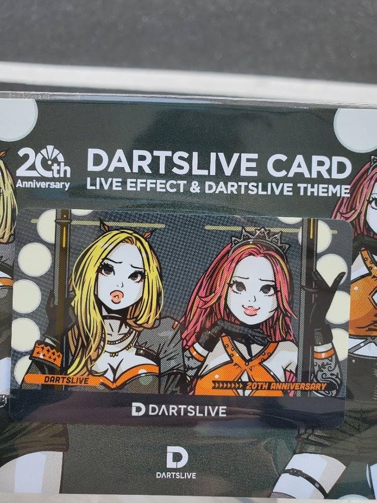 Amazon.co.jp: 即完売 ダーツライブカード DARTSLIVE 20周年 KENTOO