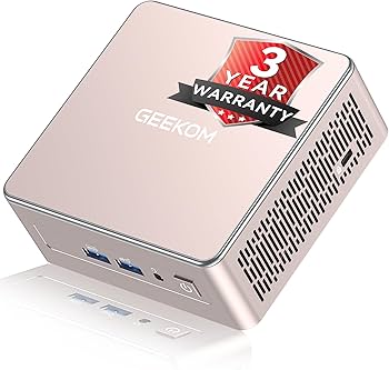 Amazon.com: GEEKOM A5 Mini PC with AMD Ryzen 5 7430U, 3-Year