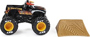 Amazon.co.jp: MonsterJam El Toro Loco (ブラック)、1:64スケール