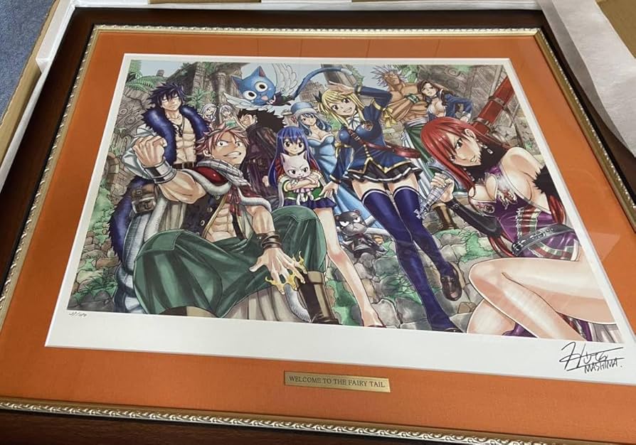 FAIRY TAIL/版画/作家 真島ヒロ/直筆サイン入 FAIRY TAIL/版画/作家