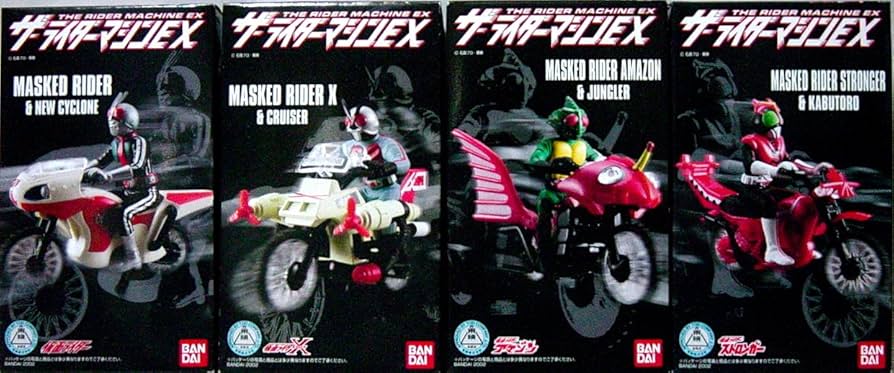 Amazon.co.jp: バンダイ ザ・ライダーマシンEX 全4種 : Hobbies