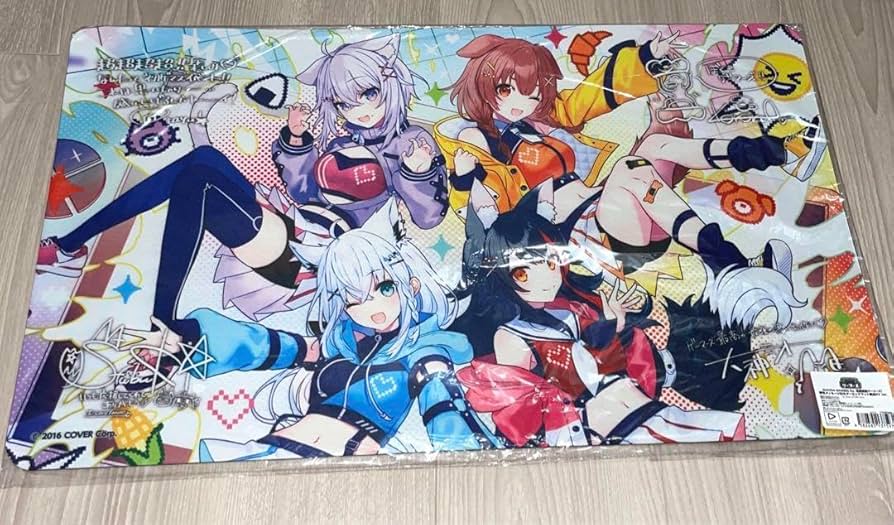 ホロライブゲーマーズ 6周年 スリーブ 2個 ラバーマット ホロライブ