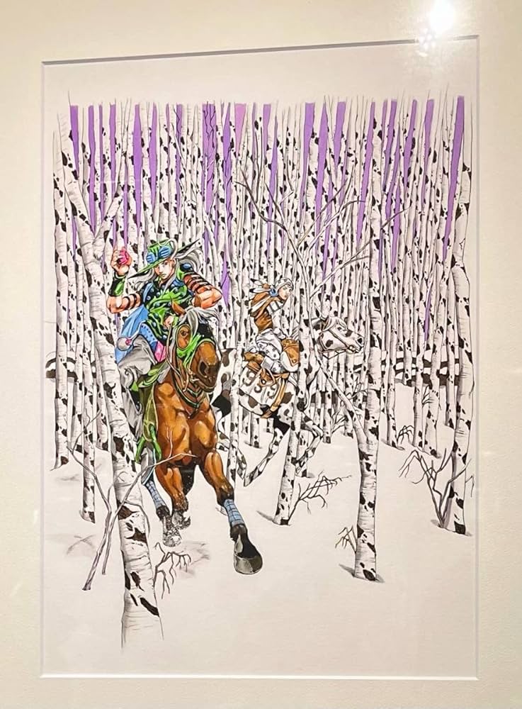 ジョジョ 第七部 スティール・ボール・ラン 複製原画 JOJO 冒険の波紋