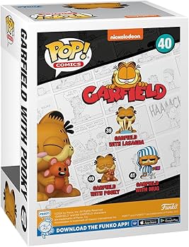 Amazon.com: Funko POP! Comics: Garfield– Garfield with Pooky