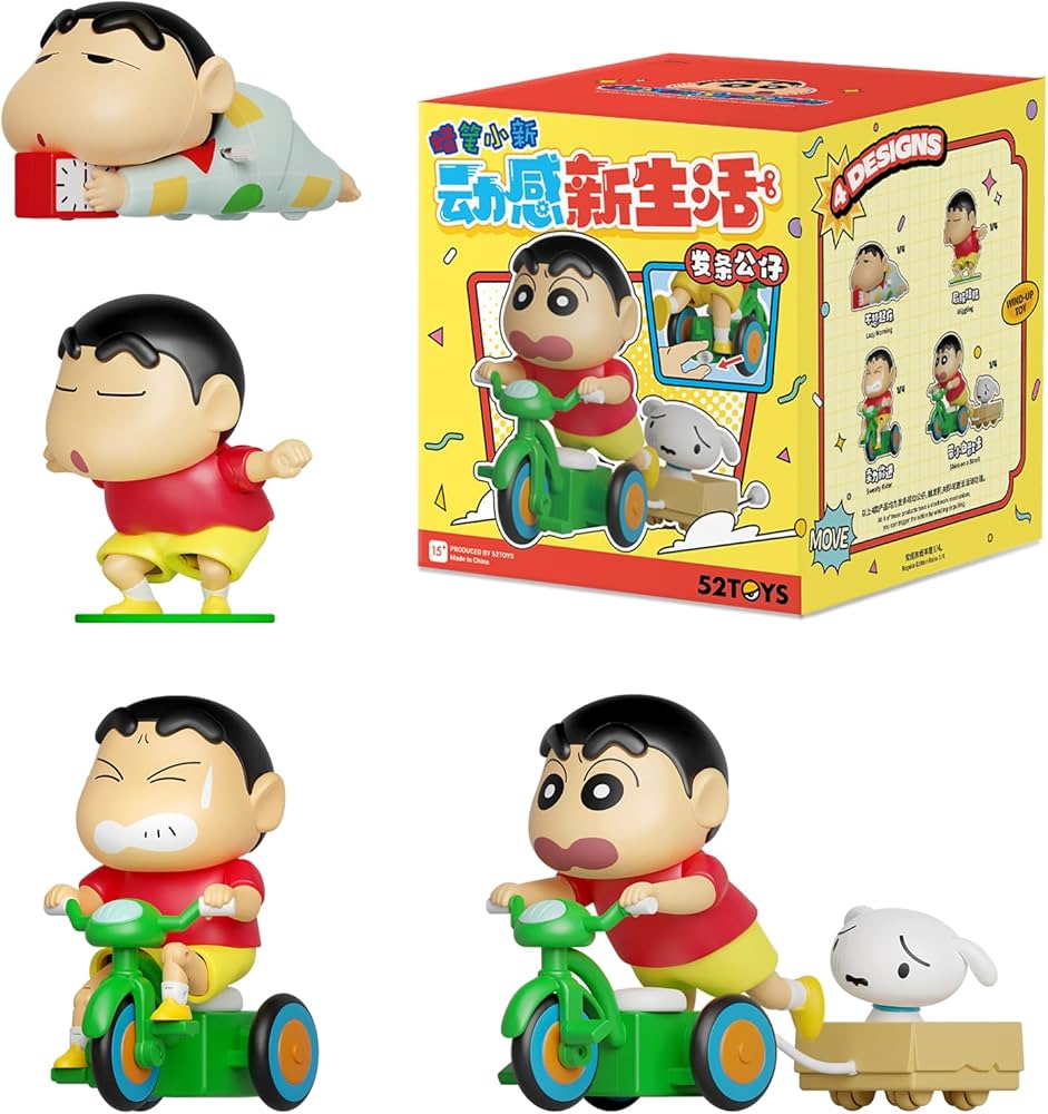 52TOYS x Crayon SHIN-CHAN Dynamic SHIN-Life Blind Box Figure, Wind