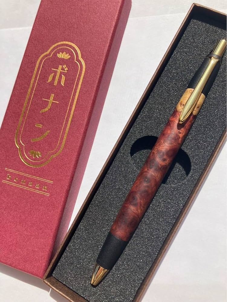 ボナンペン シャーペン 本花梨瘤