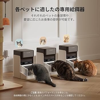 Amazon | PETLIBRO 自動給餌器 自動えさやり器 餌やり器 食器 RFID