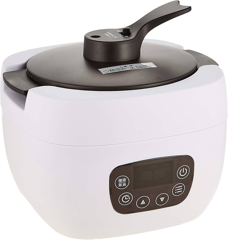 Amazon | ヒロ・コーポレーション 多機能調理炊飯器 ホワイト(無水調理