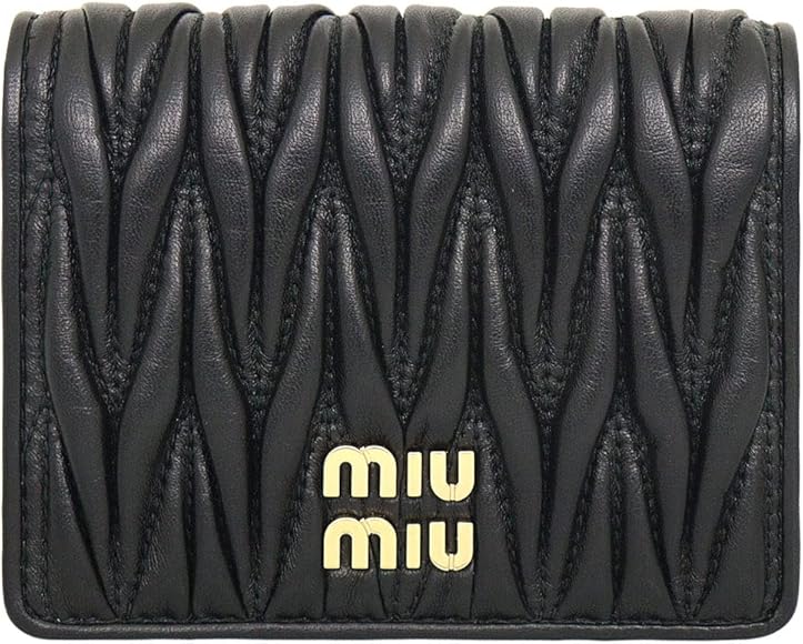 MIU MIU 二つ折り財布 ブラック