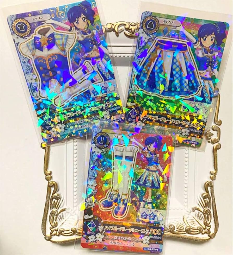 アイカツカード ブルーパレード コーデ アニメ柄 Amazon.co.jp
