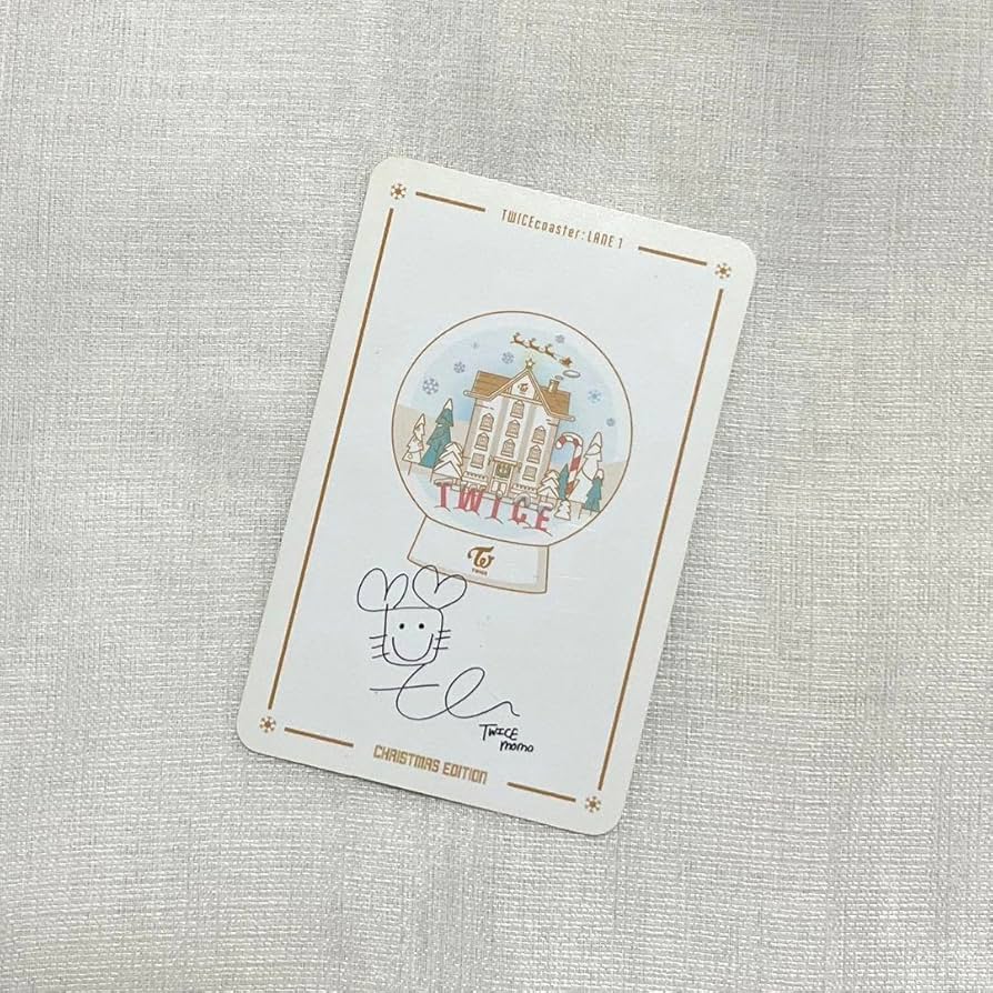 Amazon.co.jp: TWICE coaster LANE 1 クリスマス トレカ モモ : おもちゃ