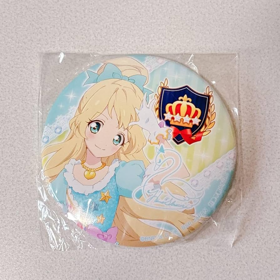 アイカツ スターズ プライズ 限定 缶バッジ ストア 白鳥ひめ アイカツ