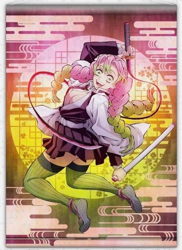 Amazon.co.jp: 鬼滅 甘露寺蜜璃 B2タペストリー 鬼殺隊士活動記録 特典