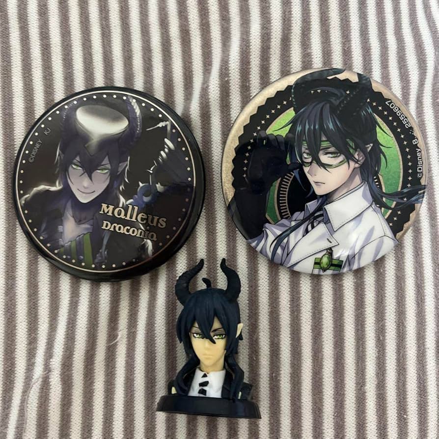 ツイステ ねんどろいど マレウス・ドラコニア 缶バッジ付き
