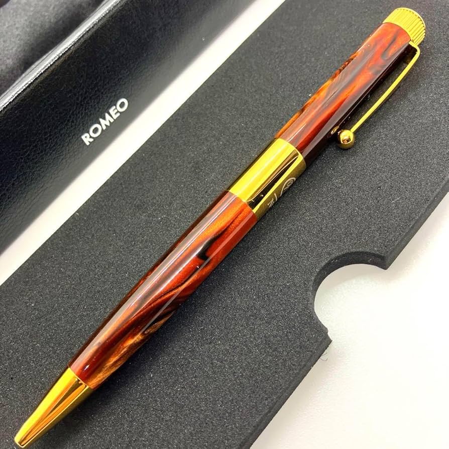 ROMEONo.3 限定色 オーリックアンバー ボールペン 専用ケース付き 限定